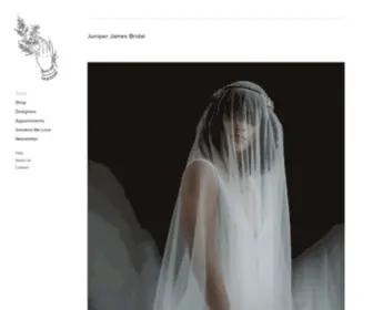 Juniperjamesbridal.com(Juniper James Bridal) Screenshot