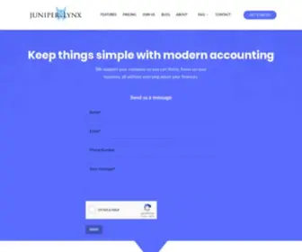 Juniperlynx.com(The Modern Accountancy Service For Contractors) Screenshot