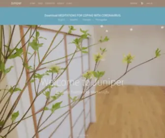 Juniperpath.org(Buddhist tradition for modern life) Screenshot