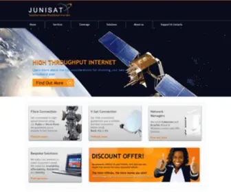 Junisat.com(Unlimited Internet Services in Nigeria) Screenshot