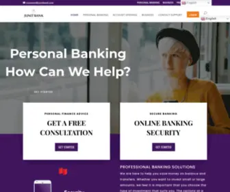 Junitbank.com(Junit Bank) Screenshot