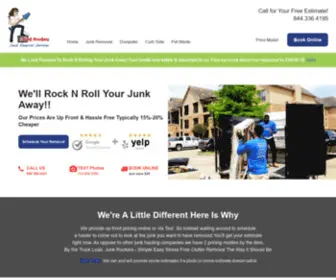 Junk-Rockers.com(Simplified Junk & Waste Removal Services) Screenshot