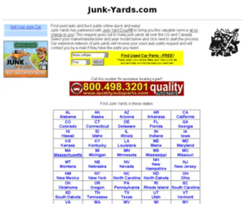 Junk-Yards.com(Junk Yards in your state) Screenshot