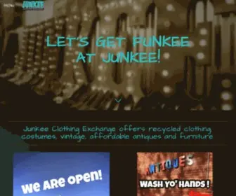 Junkeeclothingexchange.com(Junkee Clothing Exchange) Screenshot