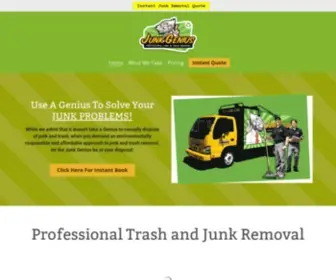 Junkgenius.com(Junk Genius Junk Removal) Screenshot