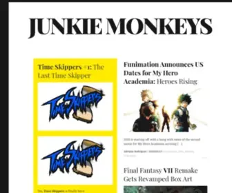 Junkiemonkeys.com(Junkie Monkeys) Screenshot