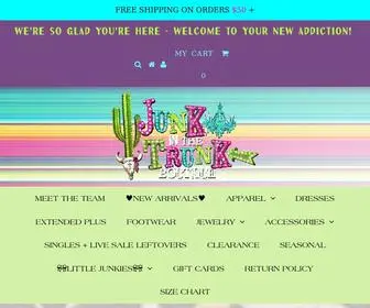 Junkinthetrunkboutique.com(Junk in the Trunk Boutique Lufkin) Screenshot