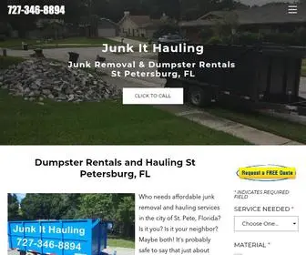 Junkithauling.com(Junk It Hauling) Screenshot