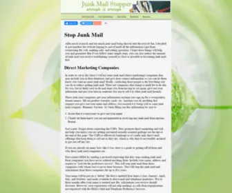 Junkmailstopper.com(Junkmailstopper) Screenshot