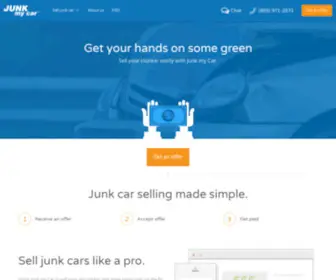 Junkmycar.com(Sell Your Junk Car Instantly) Screenshot