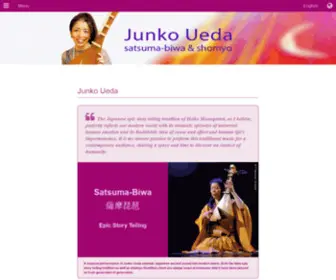 Junkoueda.com(Junko Ueda Website) Screenshot