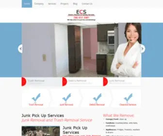 Junkremovalecs.com(Junk Removal Miami (ECS)) Screenshot