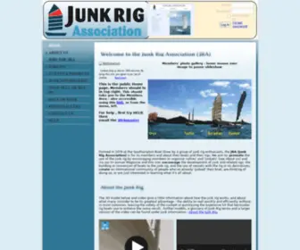 Junkrigassociation.org(The Junk Rig Association) Screenshot