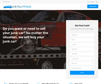 Junkyourwheels.com(Junk Cars) Screenshot