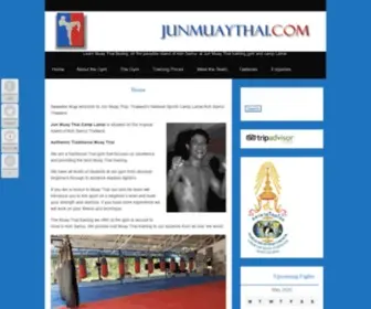 Junmuaythai.com(Learn Muay Thai Boxing) Screenshot