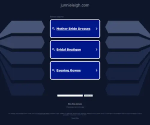 Junnieleigh.com(Dit domein kan te koop zijn) Screenshot