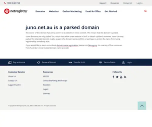 Juno.net.au(IIS7) Screenshot