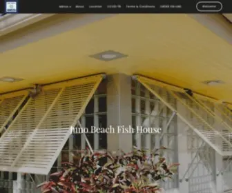 Junobeachfishhouse.com(Local Seafood with a Floribbean Flair) Screenshot