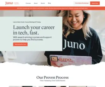 Junocollege.com(Juno College of Technology) Screenshot