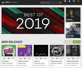 Junodownload.com(Juno Download) Screenshot