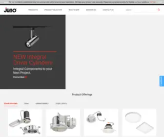 Junolighting.com(Juno Lighting) Screenshot