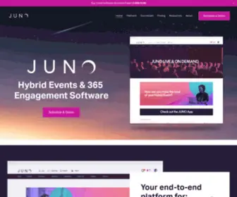 Junolive.com(Customer Engagement Platform 2022) Screenshot