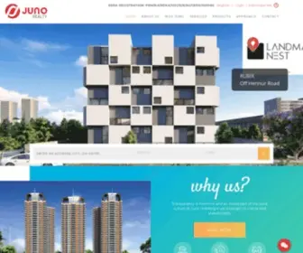 Junorealtors.com(Juno Realtors) Screenshot