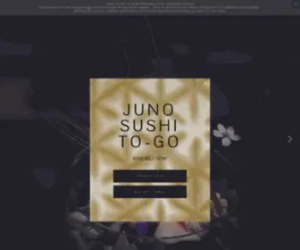 Junosushichicago.com(JUNO) Screenshot