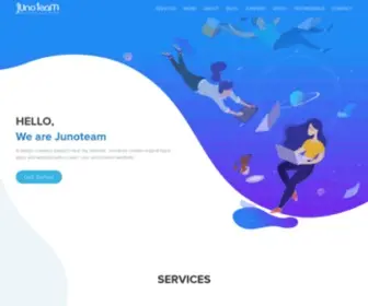 Junoteam.com(App and Icon Design) Screenshot