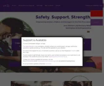 Junowomensaid.org.uk(Domestic Abuse & Violence Helpline) Screenshot