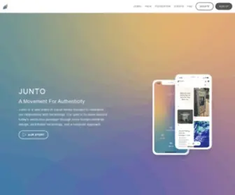 Junto.foundation(A Movement For Authenticity) Screenshot