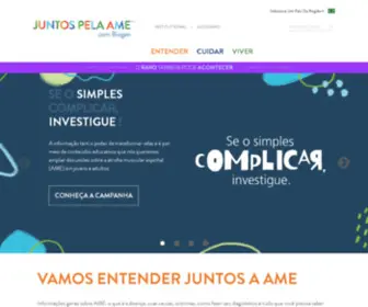 Juntospelaame.com.br(Juntos Pela AME) Screenshot