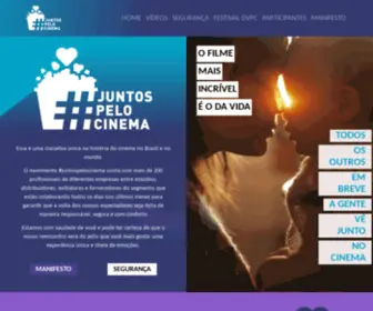 Juntospelocinema.com.br(JUNTOS PELO CINEMA) Screenshot