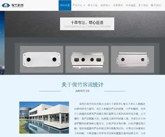 Junzhudata.com(客流统计) Screenshot