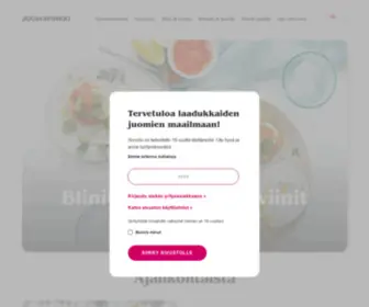 Juomavinkki.fi(Etusivu) Screenshot