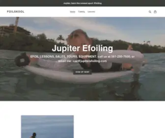 Jupiterefoiling.com(Efoil lessons jupiter palm beach) Screenshot