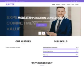 Jupiteresol.com(Jupiter Enterprise Solutions) Screenshot