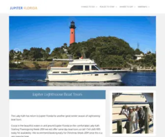 Jupiterlighthousecharters.com(Jupiter Lighthouse Boat Tours Call) Screenshot