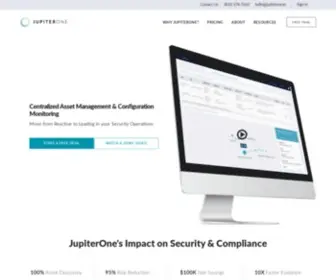 Jupiterone.com(Cyber Asset Management Platform) Screenshot