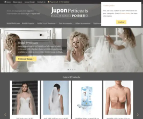 Jupon.com(Jupon Bridal Petticoats & bridal Lingerie manufacturer and supplier) Screenshot