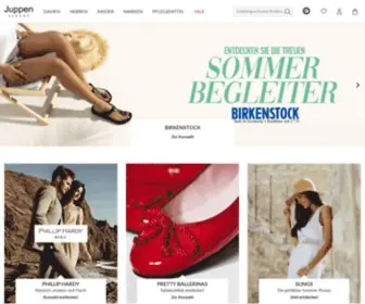 Juppen.de(Online Schuhe shoppen bei) Screenshot