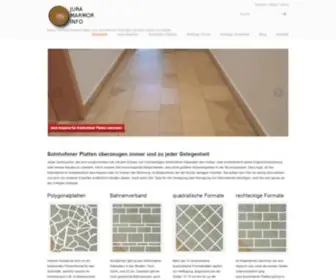 Jura-Marmor-Info.de(Solnhofener Platten) Screenshot