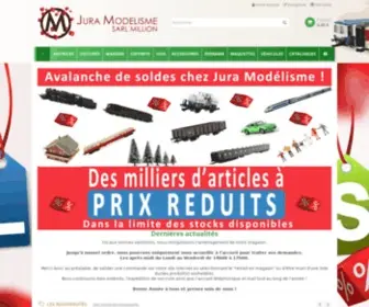 Jura-Modelisme.fr(Magasin & Boutique en Ligne de Modélisme Ferroviaire) Screenshot