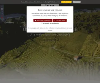 Jura-Vins.com(Site Officiel des Vins du Jura) Screenshot