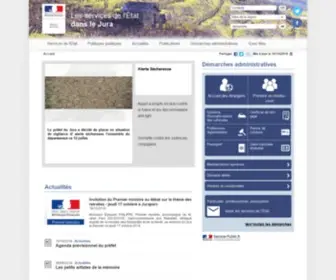 Jura.gouv.fr(Actualités) Screenshot