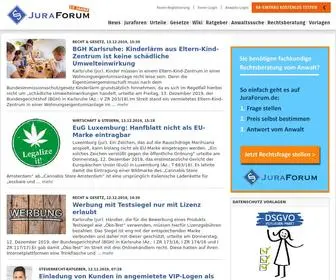 Juraforum.de(Rechtportal & Online) Screenshot