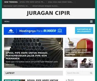 Juragancipir.com(Juragan Cipir) Screenshot