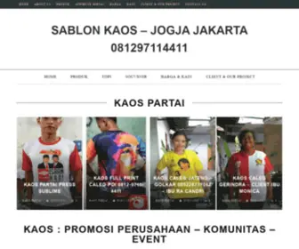 Juraganproduction.com(Pabrik konveksi sablon kaos di Jogja & Jakarta) Screenshot