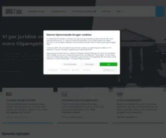 Jurainfo.dk(Din genvej til juridisk viden) Screenshot