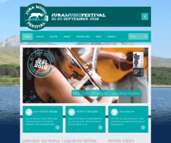 JuramusicFestival.com(The Isle of Jura Musical Festival) Screenshot